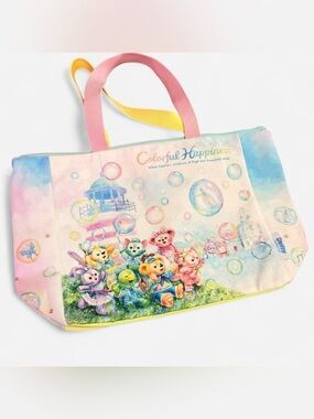Tokyo DisneySea Duffy & Friends 20th Anniversary “Colorful Happiness” Tote Bag